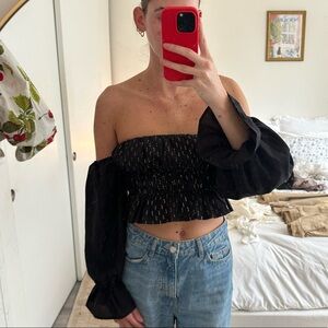 Lovers & Friends off the shoulder top from Revolve